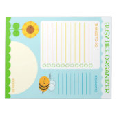 Bezige bijenorganisator - Lijst doen Notitieblok (Voorkant)