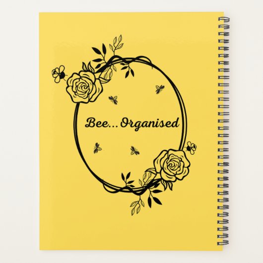 Bezige bijenplanner planner (Achterkant)