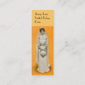 Bezige Bride's Victoriaans stijl die kaartje roept (Achterkant)