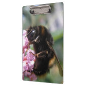 Bezige Bumblebee en Roze Flowers Klembord (Links)