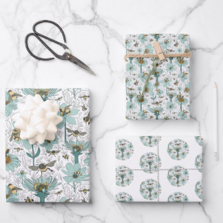 Bezige bunkerbijen - Gift Wrap Inpakpapier Vel