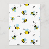 Bezige Buzzing Bumble Bees Honeybees Briefkaart (Voorkant)