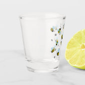 Bezige Buzzing Bumble Bees Honeybees Shot Glas (Links)