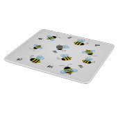 Bezige Buzzing Bumble Bees Honeybees Snijplank (Hoek)