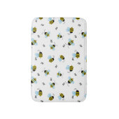 Bezige buzzing Bumblebees Badmat (Voorkant Verticaal)
