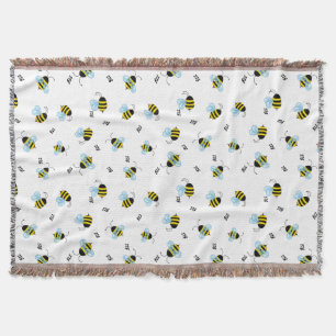 Bezige buzzing Bumblebees Deken