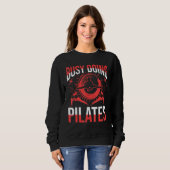 Bezige Doing Pilates Trui (Voorkant volledig)