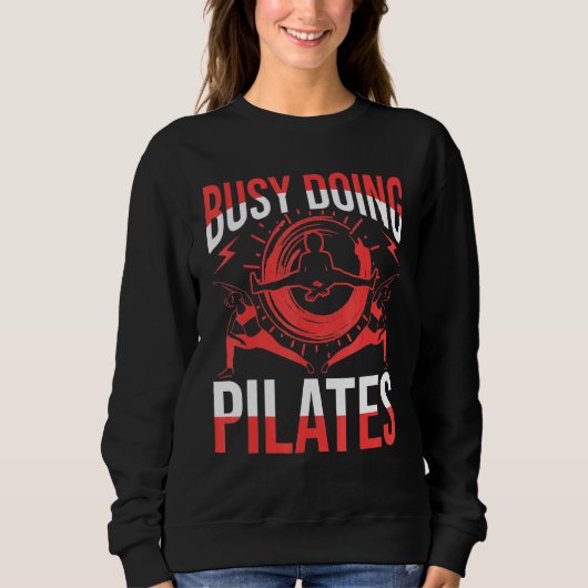 Bezige Doing Pilates Trui (Voorkant)
