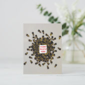 Bezige FOTO-INVOEGING Briefkaart (Staand voorkant)