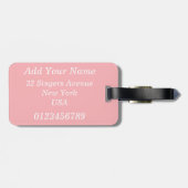 Bezige Geweldige Funny Handgeschreven Slogan Humor Bagagelabel (Achterkant horizontaal)