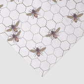 Bezige honingbijen betonpapier tissuepapier (Detail)