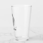 Bezige kattenmoeder glas (Links)