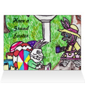 BEZIGE MR. COTTONTAIL PASEN kaart (Binnen Horizontaal (Boven))