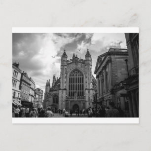 Bezige straten van Bath Briefkaart