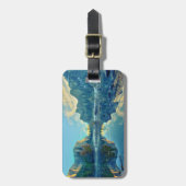 Bezinning El Capitan en drie broers Bagagelabel (Voorkant verticaal)