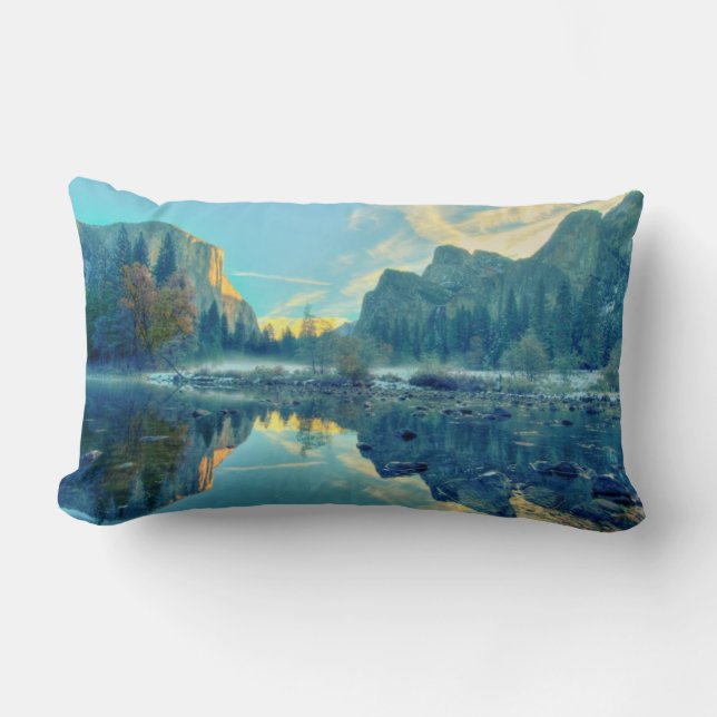 Bezinning El Capitan en drie broers Kussen (Voorkant)