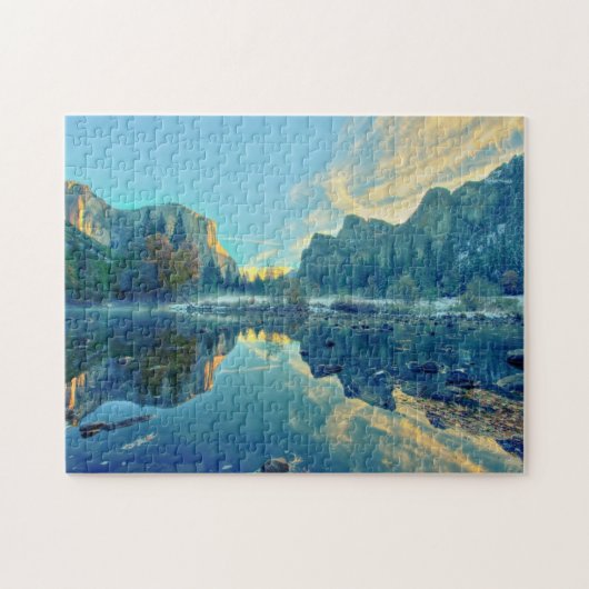 Bezinning El Capitan en drie broers Legpuzzel (Horizontaal)