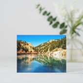 Bezinning in Eelfmile Canyon Briefkaart (Staand voorkant)