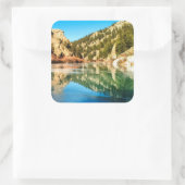 Bezinning in Eelfmile Canyon Vierkante Sticker (Tas)