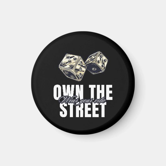 BEZIT DE STRAAT MAGNEET (Voorkant)
