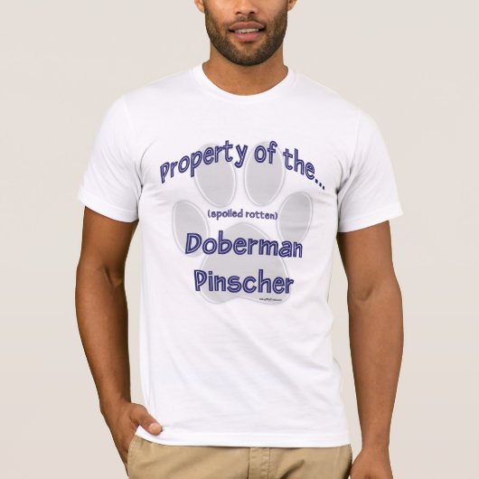 Bezit Doberman Pinscher T-shirt (Voorkant)