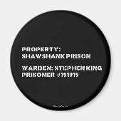 Bezit: Gevangenis Shawshank Magneet (Voorkant)