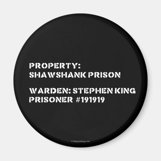 Bezit: Gevangenis Shawshank Magneet (Voorkant)