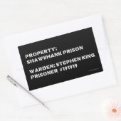 Bezit: Gevangenis Shawshank Rechthoekige Sticker (Envelop)