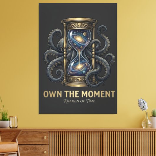 Bezit het Moment Canvas Afdruk (Insitu (Woonkamer))