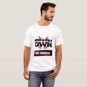 "Bezit het Moment" T-shirt (Voorkant volledig)