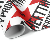 Bezit is Theft - Anarchistische communistische com Cadeaupapier (Rol Hoek)