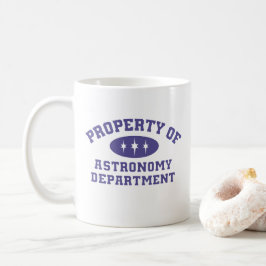 Bezit van de afdeling Astronomie Koffiemok