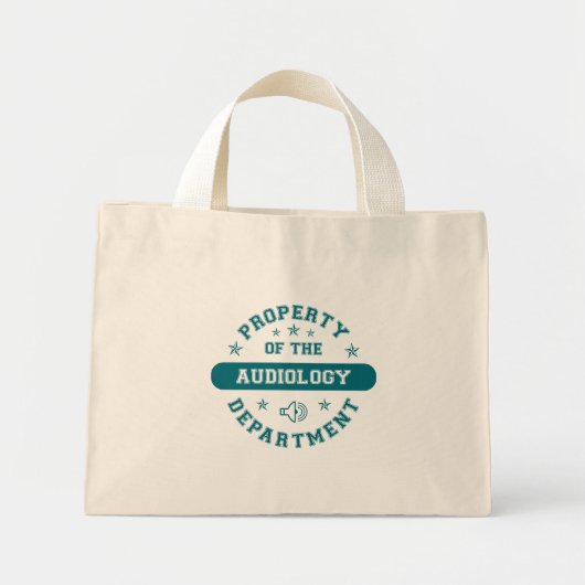 Bezit van de afdeling Audiologie Mini Tote Bag (Voorkant)