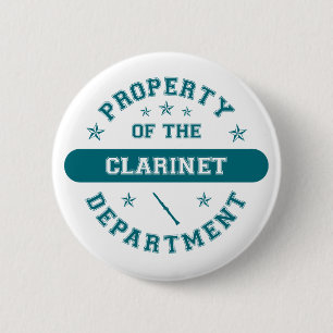 Bezit van de afdeling Clarinet Ronde Button 5,7 Cm