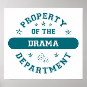 Bezit van de afdeling Drama Poster