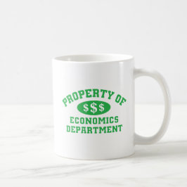 Bezit van de afdeling Economie Koffiemok
