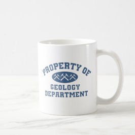 Bezit van de afdeling Geologie Koffiemok