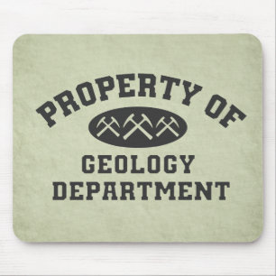 Bezit van de afdeling Geologie Muismat