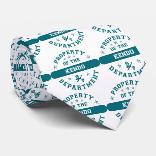 Bezit van de afdeling Kendo Stropdas (Opgerold)