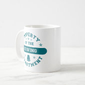 Bezit van de afdeling Naaien Koffiemok (Voorkant links)