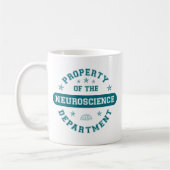 Bezit van de afdeling neurowetenschappen koffiemok (Links)