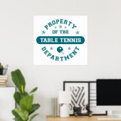 Bezit van de afdeling Tennis van de Lijst Poster (Thuiskantoor)