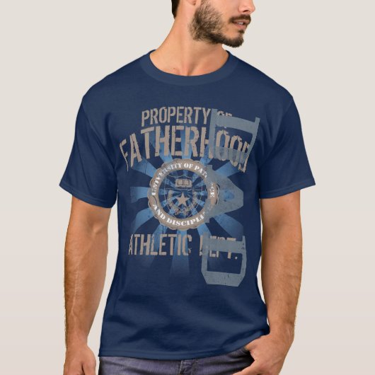 Bezit van de Fatherhood Athletic Dark T-Shirt (Voorkant)