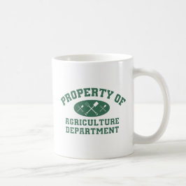 Bezit van de Mok van de afdeling Landbouw