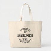 Bezit van de Murphy University Grote Tote Bag (Voorkant)