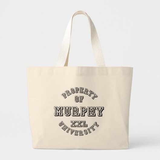 Bezit van de Murphy University Grote Tote Bag (Voorkant)