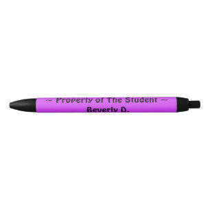 Bezit van de student zwarte inkt pen