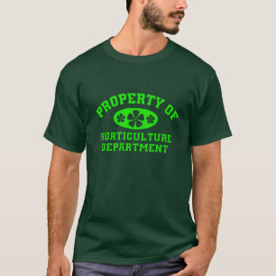 Bezit van de tuinbouwafdeling t-shirt