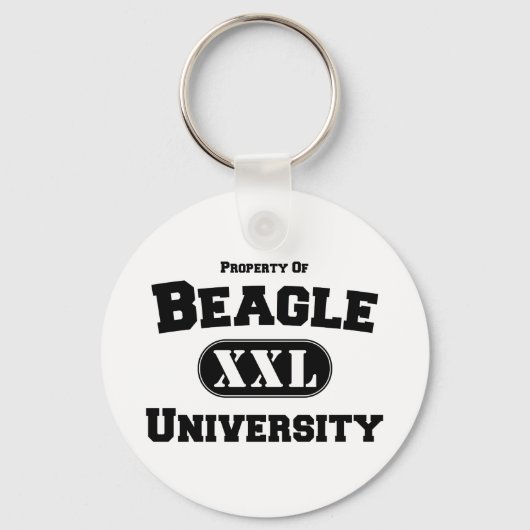 Bezit van de Universiteit van Beagle Sleutelhanger (Voorkant)