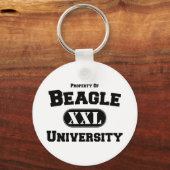 Bezit van de Universiteit van Beagle Sleutelhanger (Voorkant)